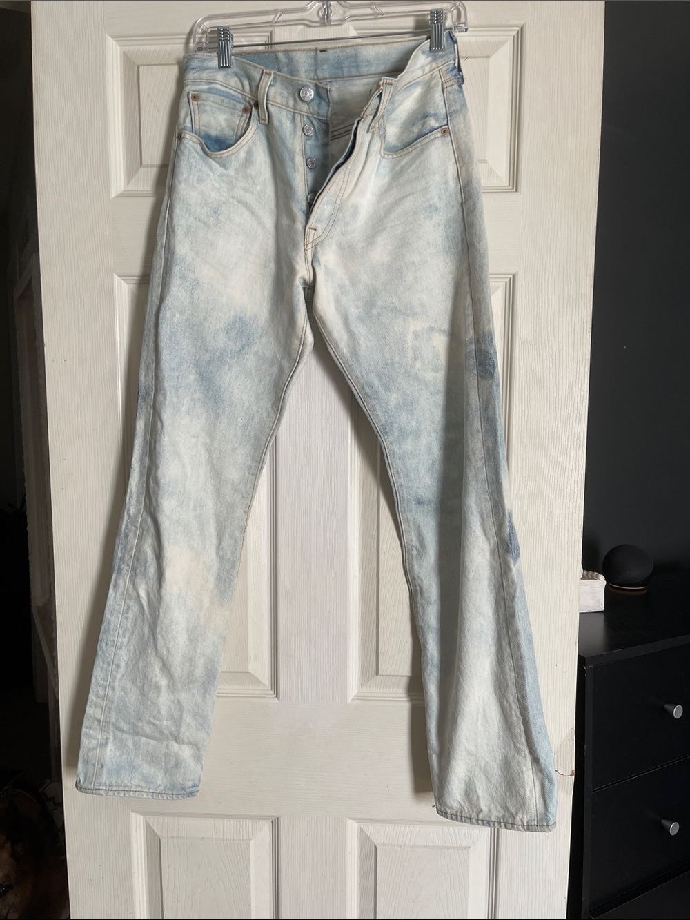 Levi's Light Acid-Wash Blue Straight Jeans 25 x 30